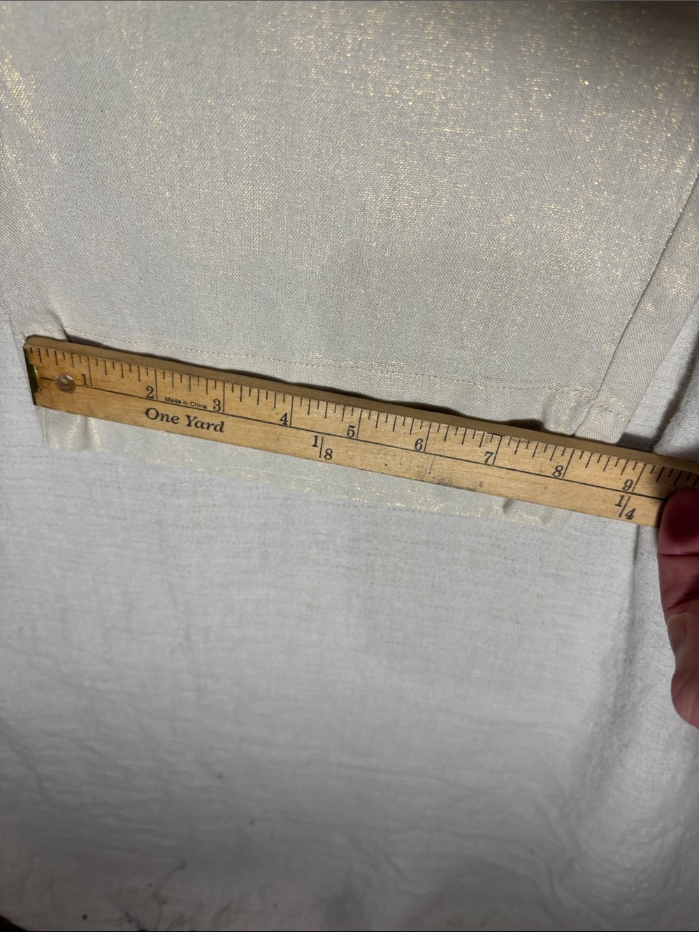 Anne Klein Cream Linen Blend Cropped Paperbag Waist Tie Pants L EUC 65% Linen - Picture 10 of 11
